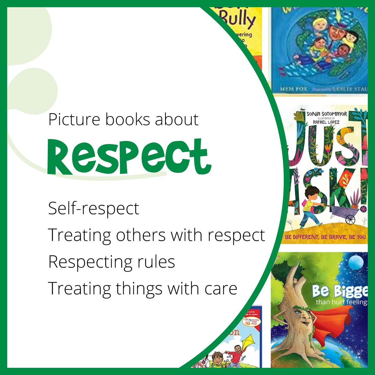 Childrens books about self respect