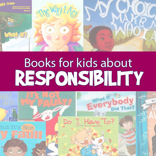 Character education books about responsibility for children