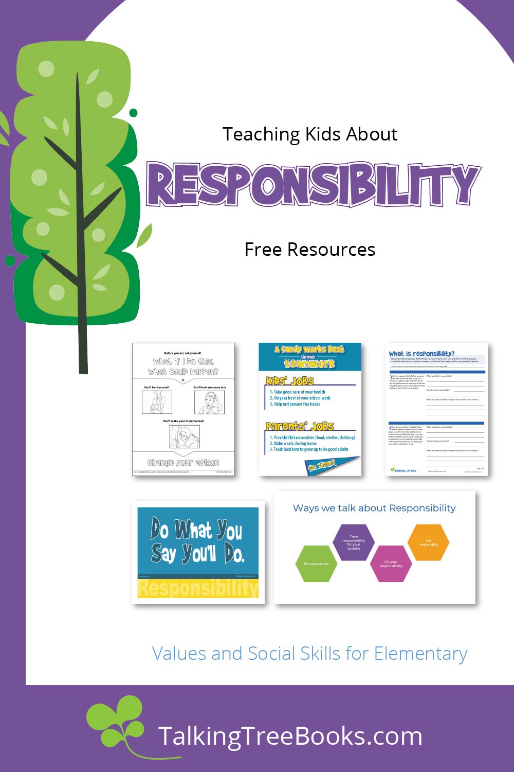 Free Responsibility Worksheets and Teaching Resources