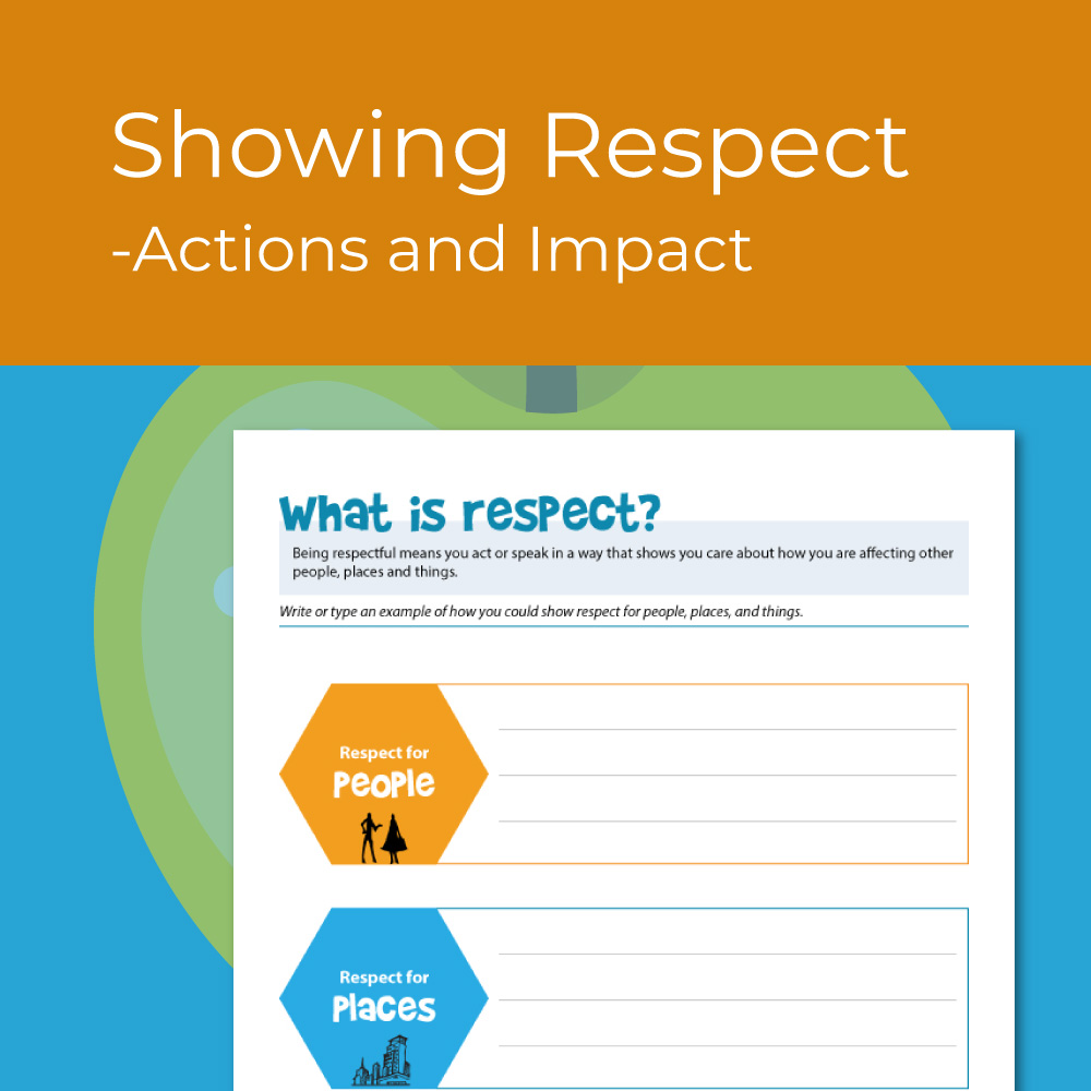 Showing Respect Worksheet for Social Skills