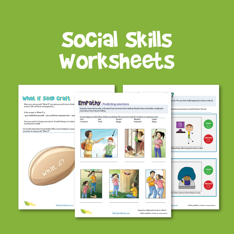 Social Skills worksheets for elementary Grades K-4