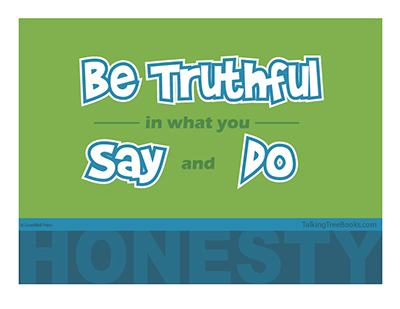 SEL Poster: Be truthful in what you say and do- Honesty