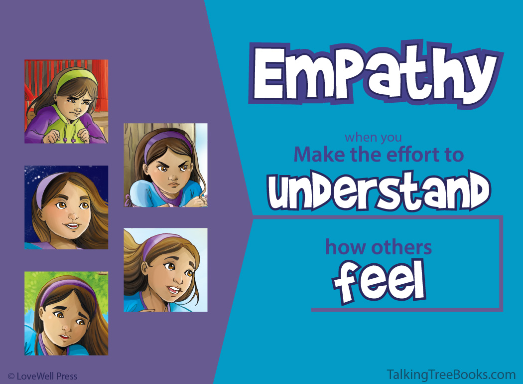 Empathy means making the effort to... - Quote for kids SEL / social skills