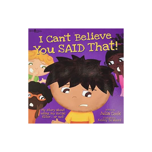 I can't believe you said that, a childrens picture book on spekaing with respect