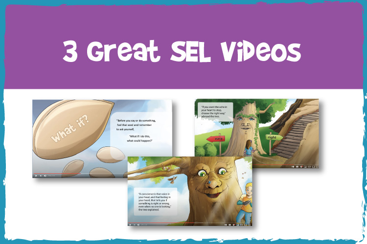 3 free SEL videos for kids social emotional learning