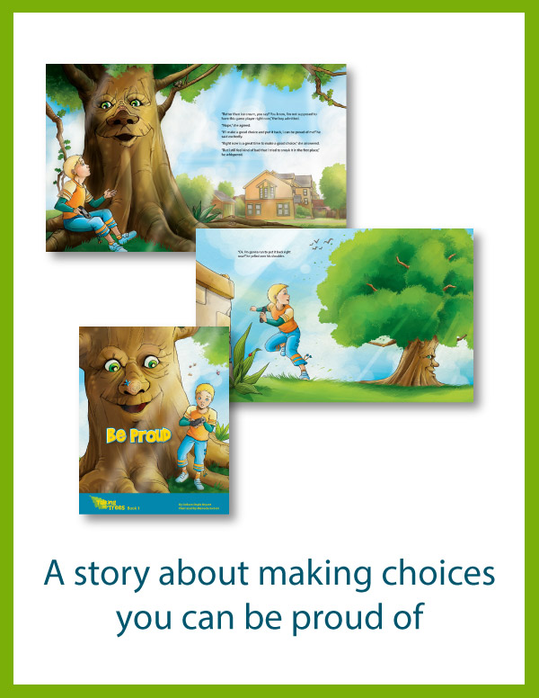 Book Be Proud- a story about making good choices you can be proud of