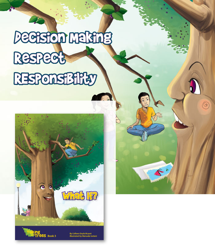 Character Ed / SEL ebook What if on Decision Making, Respect, Responsibiltiy