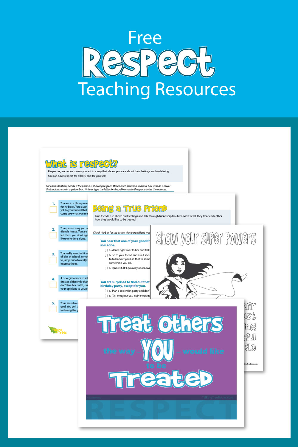 printable respect worksheets