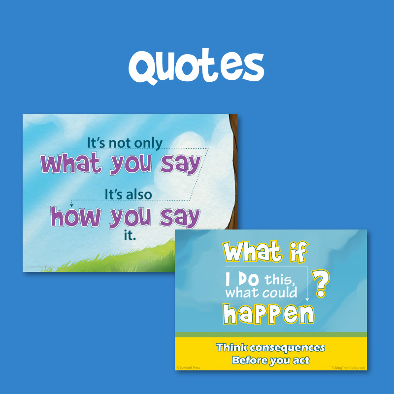 Positive Quotes For Kids Sel Character