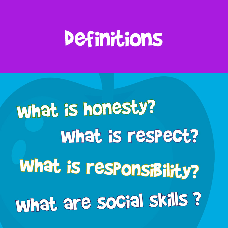 Definitions for what good character is and good traits
