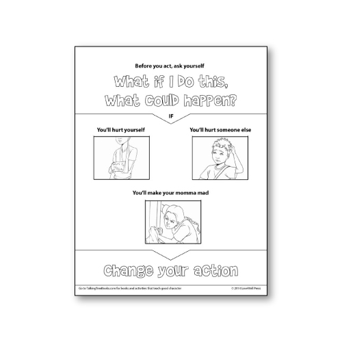 Coloring Pages for teaching social skills