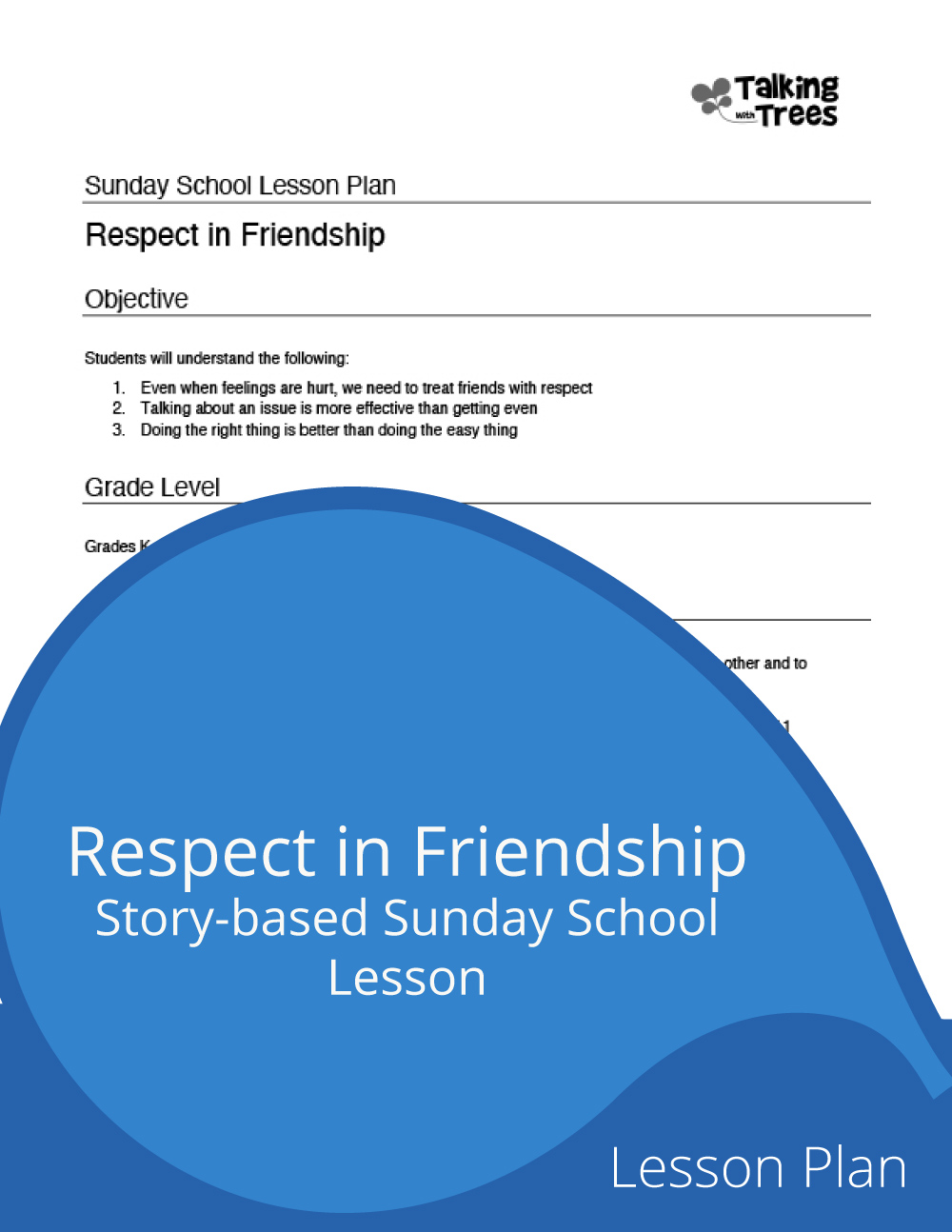 Respect / Perseverance Sunday School lesson plan