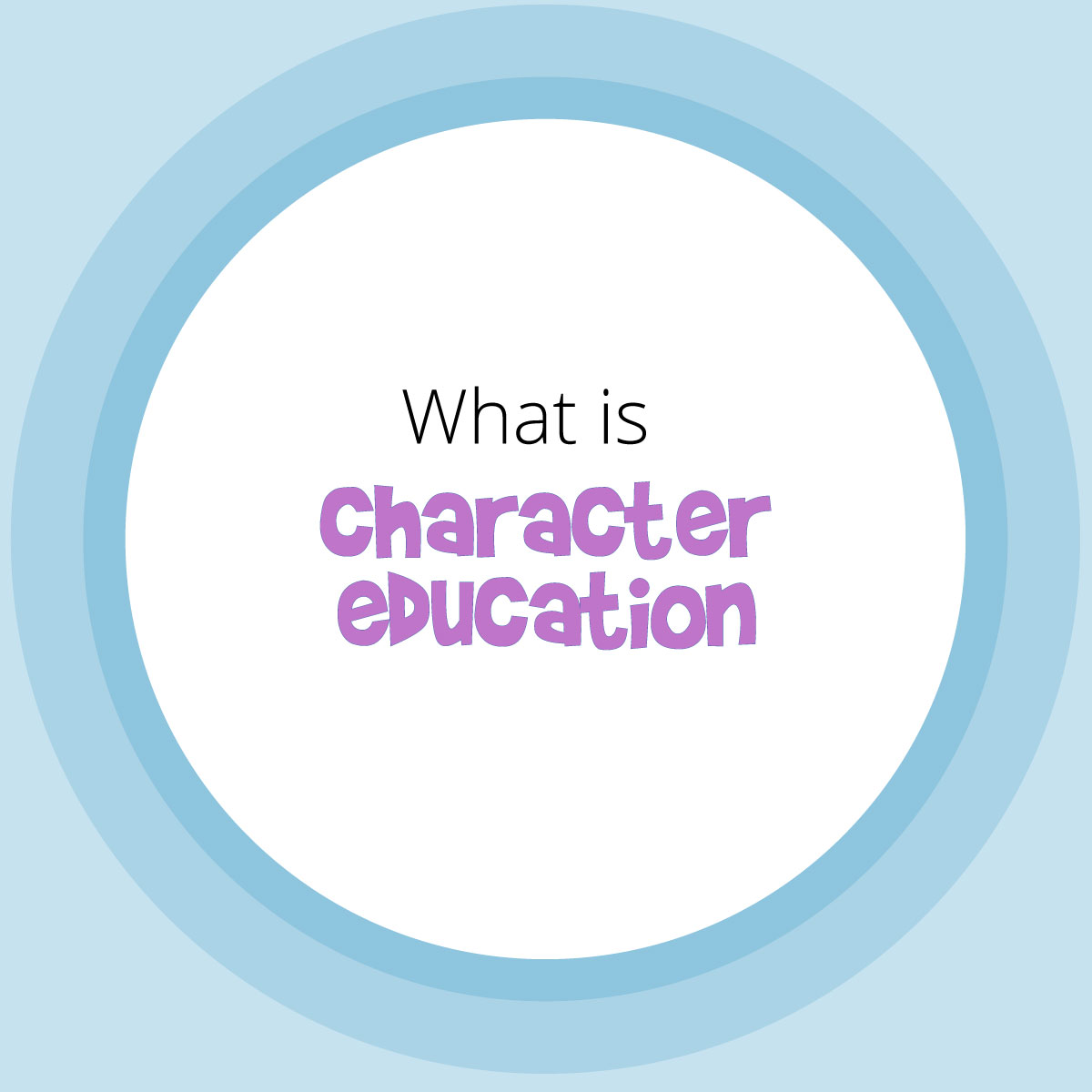 What is character education?