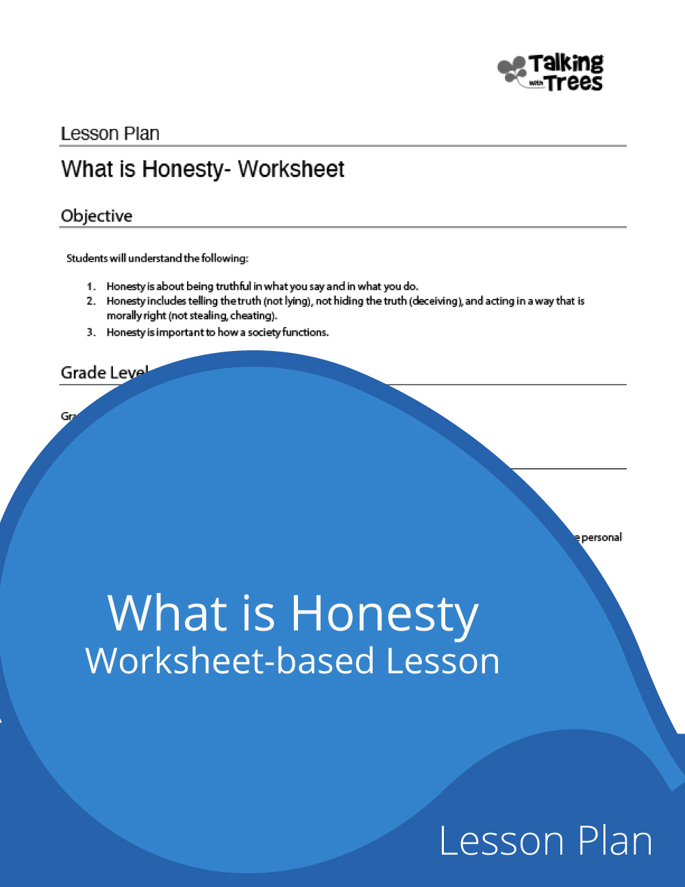 What Is Honesty Lesson Plan Worksheet based