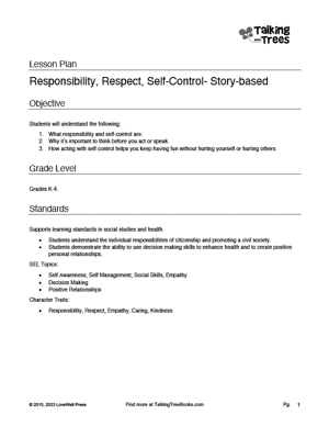Lesson plan - what is respect for elementary social emotional lessons