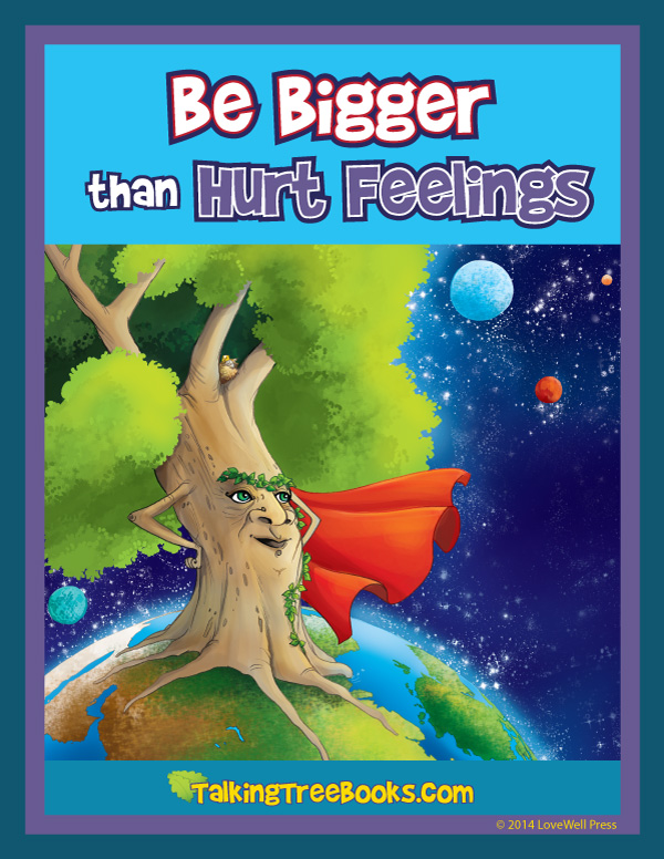 Being Bigger than hurt feelings poster for kids SEL and character development