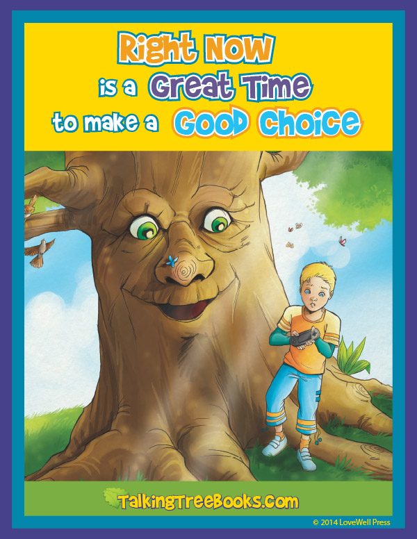 Good Choices Now poster for kids character and social emotional learning.