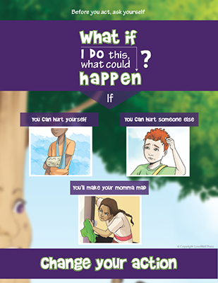What if Poster based on What if SEL Childrens Book- social emotional learning elementary school aged children